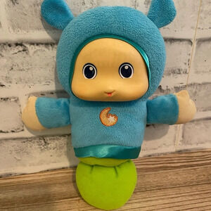 Playskool Little boy blue glow up lullaby music playing toy worm